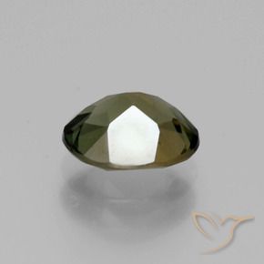 Rupin del grano Marrone verdastro naturale da 1.20 ct, Ovale, VS
