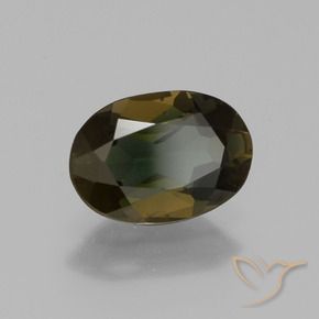 Rupin del grano Marrone medio naturale da 1.04 ct, Ovale, VS