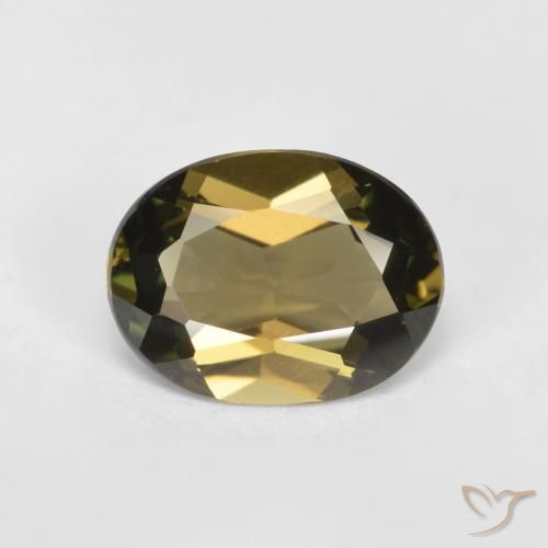 0.92ct Naturale Marrone freddo Cornerupina, Ovale, VVS