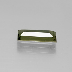 Kornerupina naturale marrone da 1,72 ct, baguette, VVS-VS