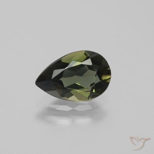 1.34ct Naturale Marrone scuro Cornerupina, Forma a pera, VVS-VS