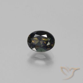 Rupin del grano Marrone cioccolato naturale da 1.19 ct, Ovale, VS-SI