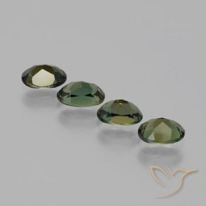 Gemme di Rupin del grano Marrone scuro naturale da 1.90 ct, Ovale, VVS-VS