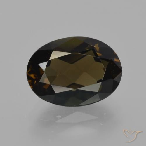 2.75ct Naturale Marrone cioccolato Cornerupina, Ovale, VVS