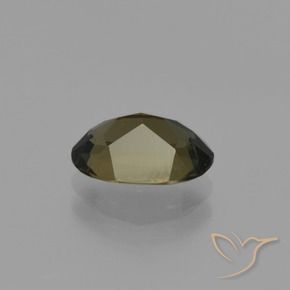 Rupin del grano Marrone verdastro naturale da 1.14 ct, Ovale, VVS-VS