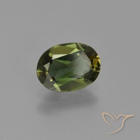 Rupin del grano Marrone scuro naturale da 1.00 ct, Ovale, VVS