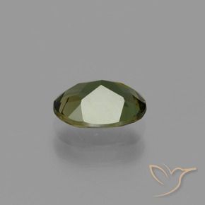 Rupin del grano Marrone scuro naturale da 1.00 ct, Ovale, VVS
