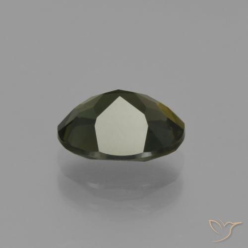 Rupin del grano Marrone scuro naturale da 1.58 ct, Ovale, VVS-VS