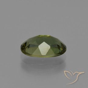Rupin del grano Marrone verdastro naturale da 1.35 ct, Ovale, VS
