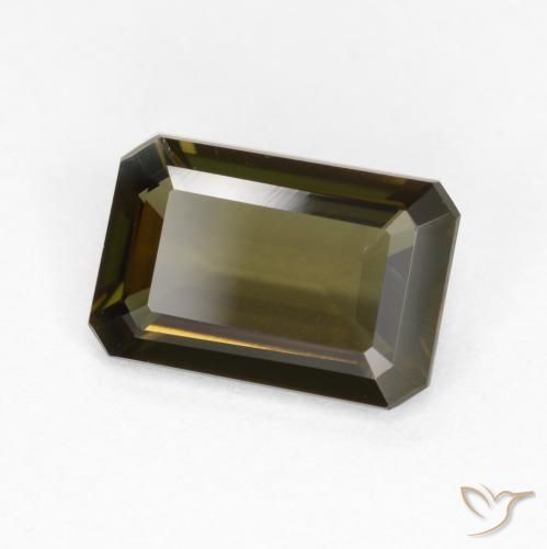 Rupin del grano Marrone medio naturale da 0.88 ct, Ottagonale / Taglio smeraldo, VVS-VS
