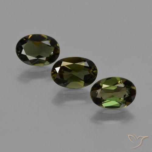 1.52ctw Naturale Verde scuro Cornerupina, Ovale, VS
