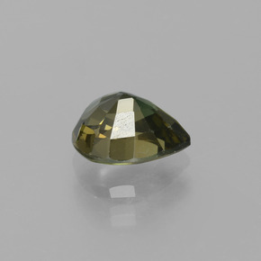 Kornerupina naturale verde da 1,76 ct, taglio a pera, VS