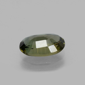 Kornerupina naturale verde da 1,99 ct, taglio ovale, VS-SI
