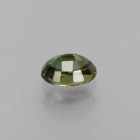 Kornerupina naturale verde da 1,25 ct, taglio ovale, VS