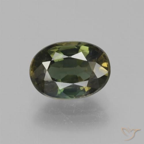 1.92ct Naturale Verde scuro Cornerupina, Ovale, VS