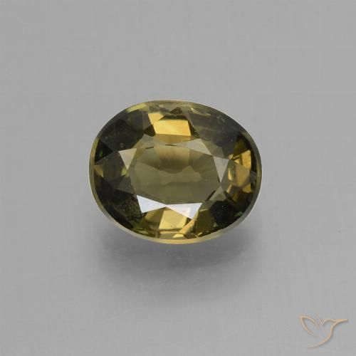 1.44ct Naturale Marrone medio Cornerupina, Ovale, VS