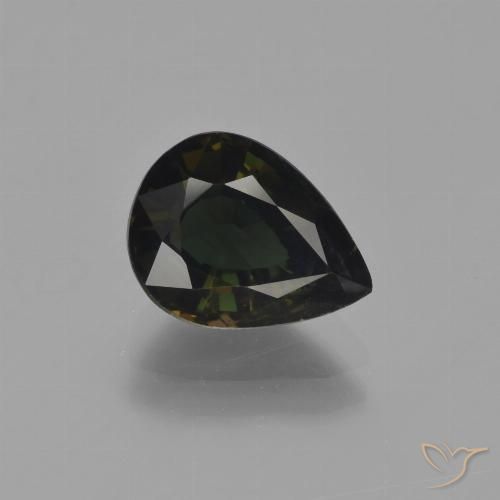 2.61ct Naturale Marrone verdastro Cornerupina, Forma a pera, VS