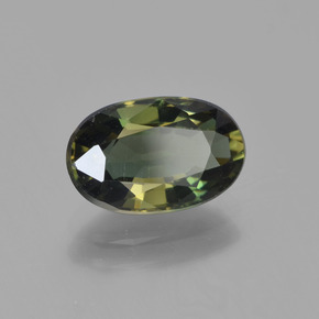 Kornerupina naturale verde da 2,24 ct, taglio ovale, VVS-VS