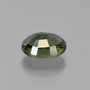 Kornerupina naturale verde da 2,18 ct, taglio ovale, VVS
