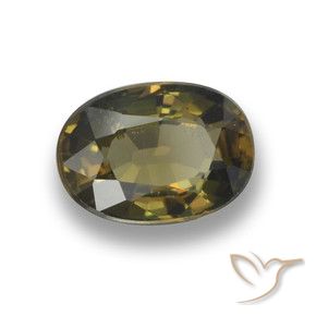 Rupin del grano Marrone medio naturale da 1.75 ct, Ovale, VVS