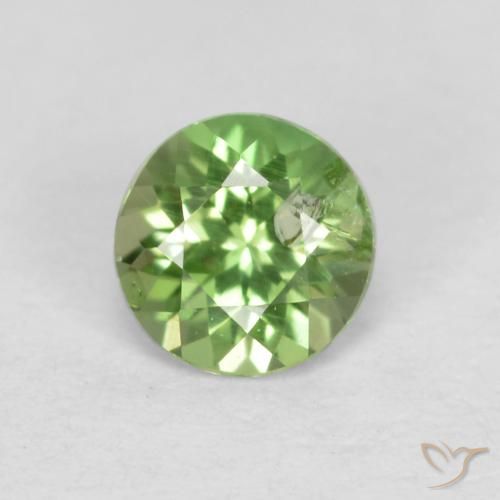 0.21ct Naturale Verde brillante Cornerupina, Rotondo, SI