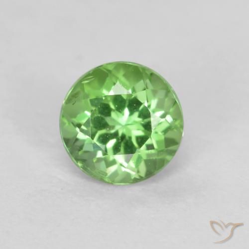 0.23ct Naturale Verde chiaro Rupin del grano, Rotondo, VS