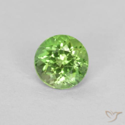 0.19ct Naturale Verde acceso Cornerupina, Rotondo, SI
