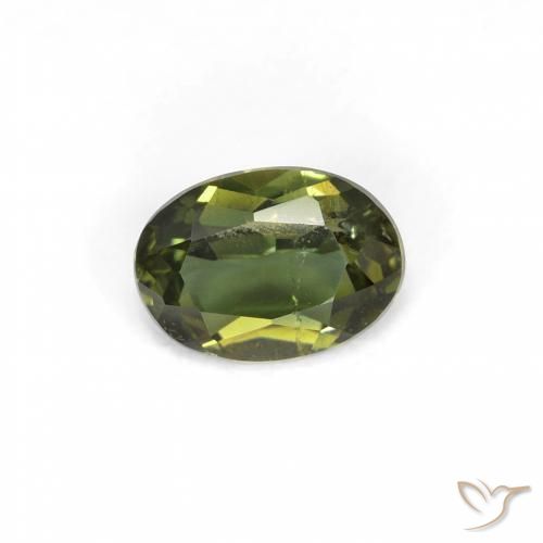 Cornerupina Verde foresta chiaro naturale da 0.37 ct, Ovale, VS