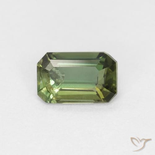 0.31ct Naturale Verde scuro Cornerupina, Taglio smeraldo, VS-SI