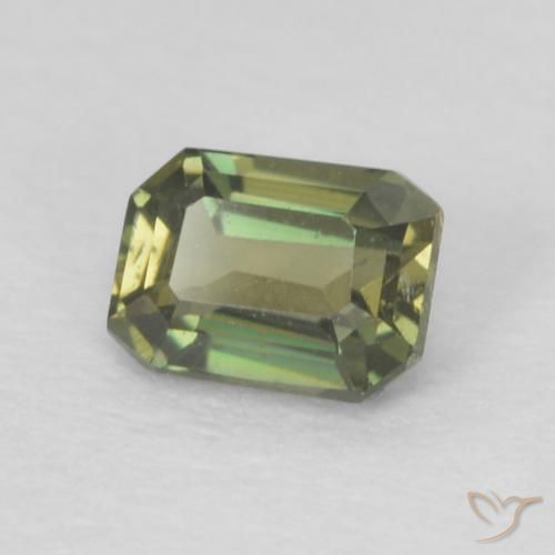 Rupin del grano Terra Verde naturale da 0.26 ct, Ottagonale / Taglio smeraldo, VS