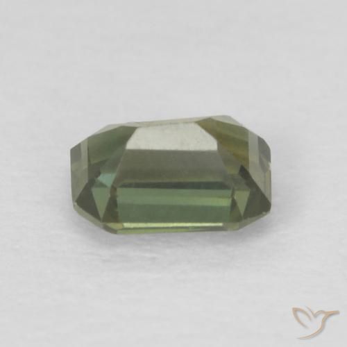 Rupin del grano Terra Verde naturale da 0.26 ct, Ottagonale / Taglio smeraldo, VS