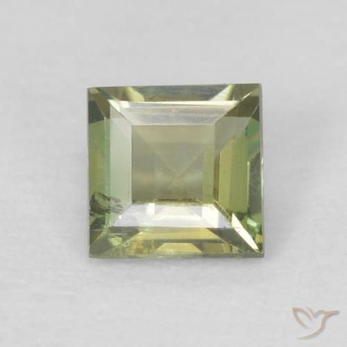 0.25ct Naturale Verde foresta chiaro Rupin del grano, Quadrato, VS