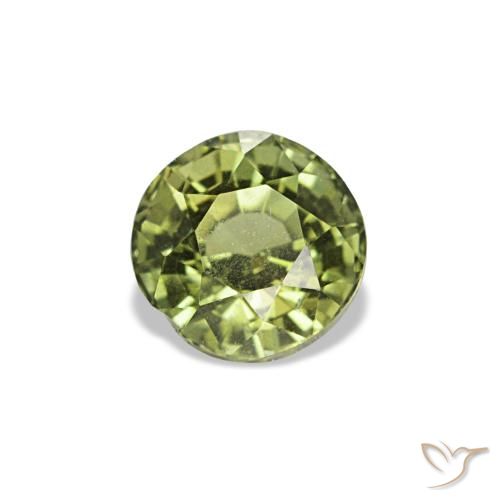 0.54ct verde kornerupina, rotondo, VS-SI