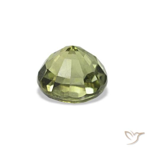 Kornerupina naturale verde da 0,54 ct, taglio rotondo, VS-SI