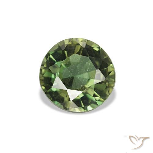 0.42ct verde kornerupina, rotondo, VVS-VS