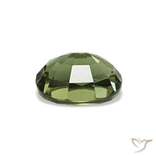 Kornerupina naturale verde da 0,61 ct, taglio ovale, VVS