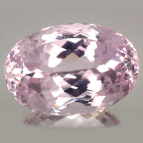 Kunzite naturale rosa da 32,28 ct, taglio ovale, IF