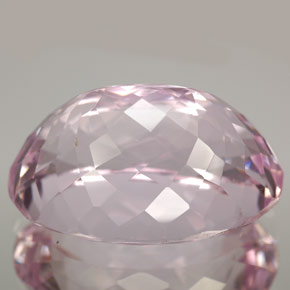 Kunzite naturale rosa da 32,28 ct, taglio ovale, IF