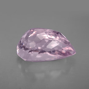 Kunzite naturale rosa da 5,93 ct, taglio a pera, VS