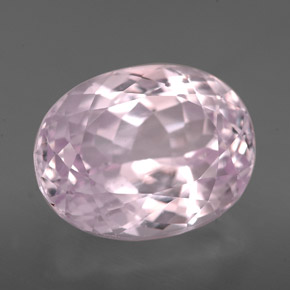Kunzite naturale rosa da 7,53 ct, taglio ovale, VVS-VS