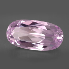 Kunzite naturale rosa da 9,00 ct, taglio ovale, VVS-VS