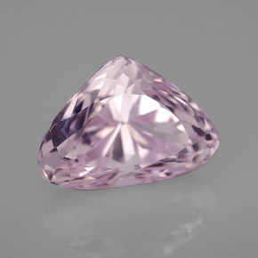 Kunzite naturale rosa da 6,92 ct, trillion, VVS
