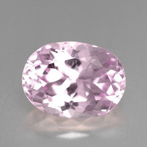 Kunzite naturale rosa da 7,13 ct, taglio ovale, VS