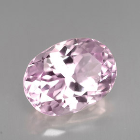 Kunzite naturale rosa da 7,13 ct, taglio ovale, VS