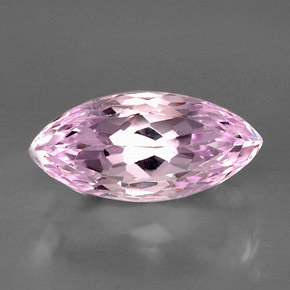Kunzite naturale rosa da 13,87 ct, marchesa, VVS