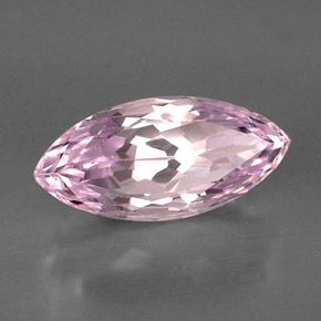 Kunzite naturale rosa da 13,87 ct, marchesa, VVS