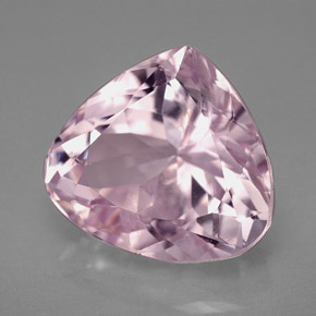 Kunzite naturale rosa da 12,07 ct, taglio a pera, VS-SI
