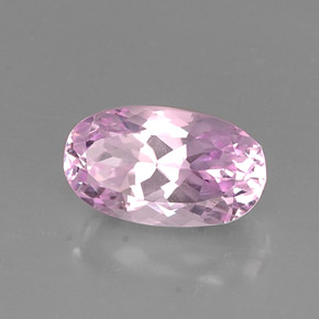Kunzite naturale rosa da 9,10 ct, taglio ovale, VVS
