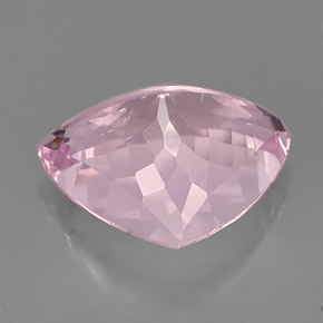 Kunzite naturale rosa da 18,82 ct, trillion, VS