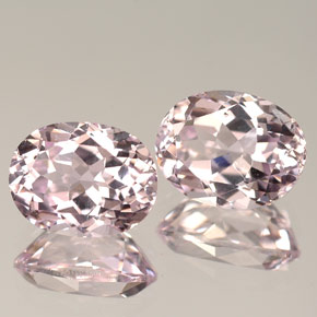 Kunzite naturale rosa da  ct, taglio ovale, VVS